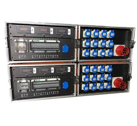 mobile distribution box with various electrical connectors|distro box for sale.